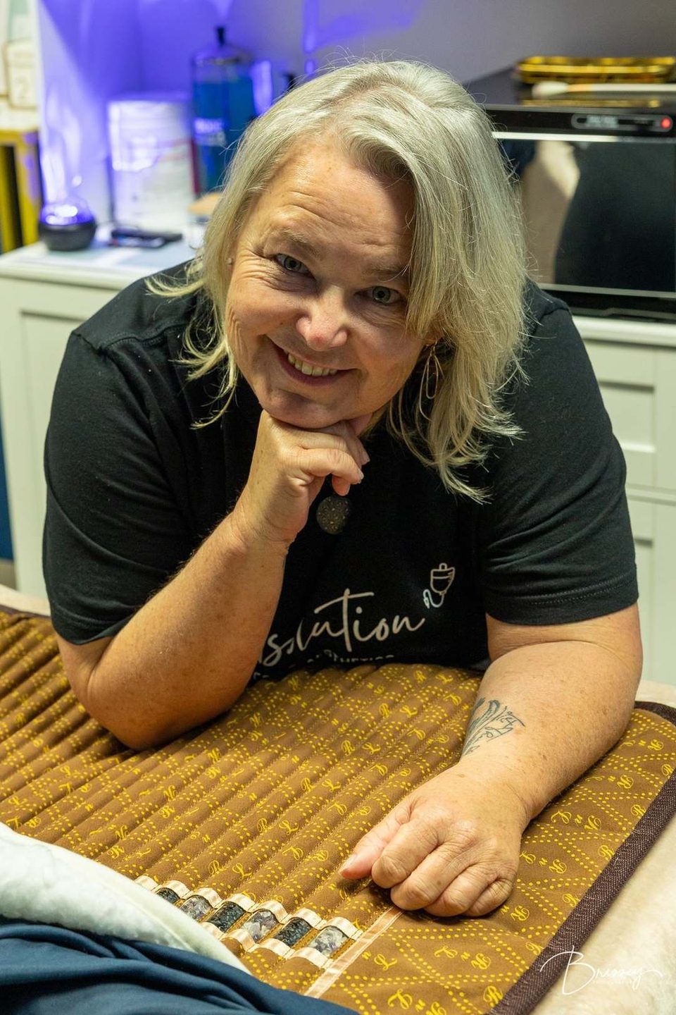 Stephanie Pierce, LMT-CTT, our massage therapist