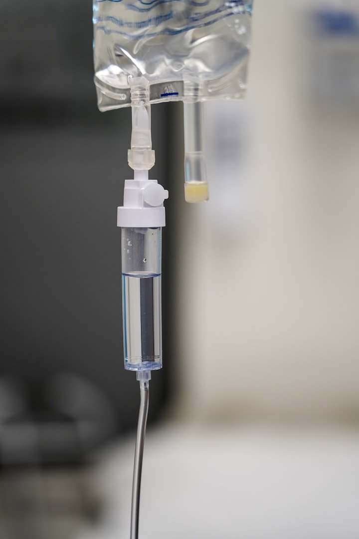 A drip running
