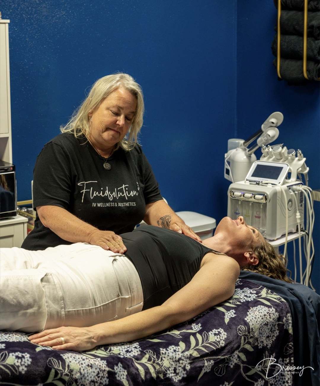 Bodywork in the treatment room
